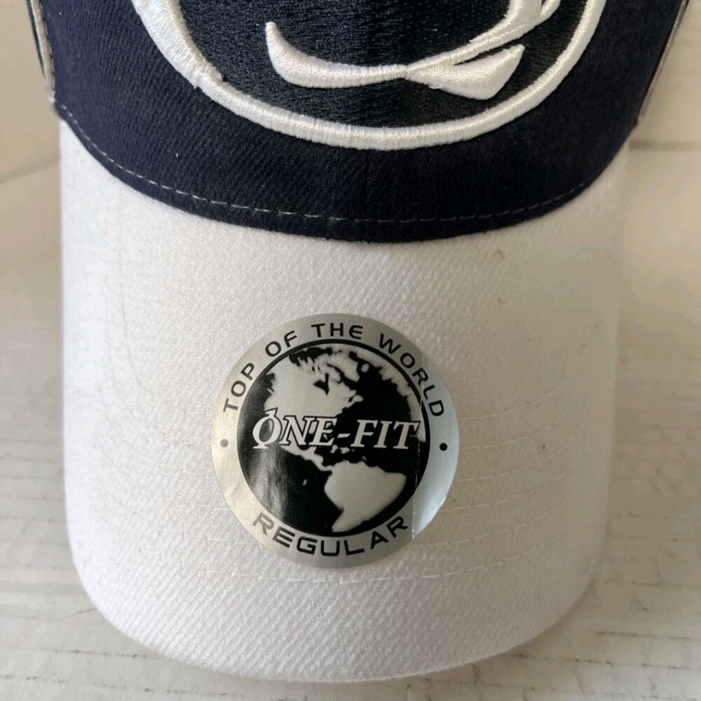 Penn State Nittany Lions Hat Top of the World ONE FIT Cap NWT - Picture 3 of 13